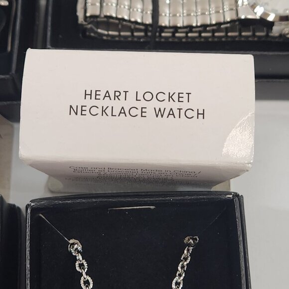 Avon Watch Lot Unlike the Rest Bright Sporty Heart Locket Everyday Expansion NEW - Picture 8 of 10